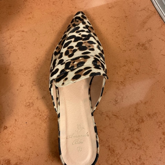 Amanda Blu Taupe Mules - Picture 2 of 3